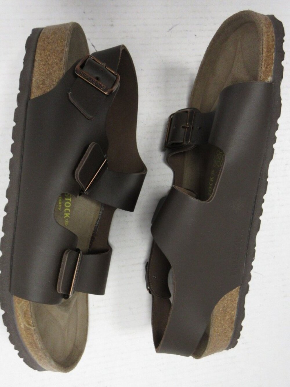 Birkenstock Sandals 44 Milano Leather Slingback Buckle Germany 11 NEW - Picture 8 of 15